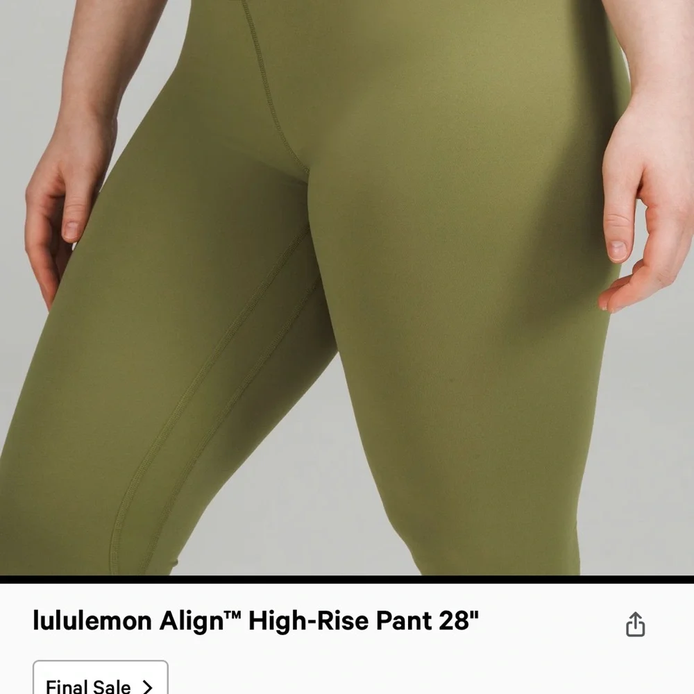 Lululemon Align High Rise Legging - Picture 1 of 4